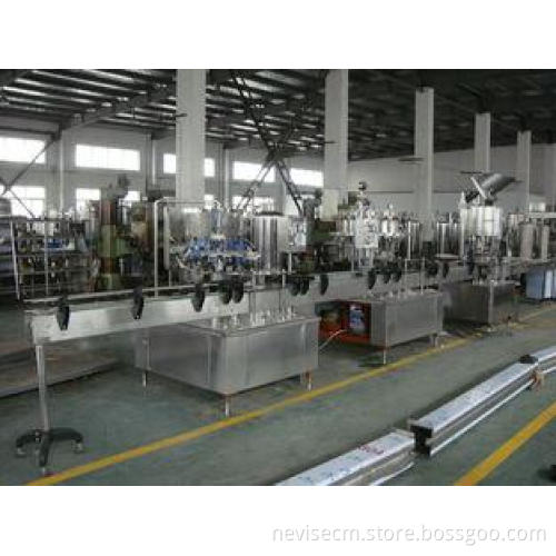 2000 BHP 500ml Fiber / Particle Juice Vial Filling Machine